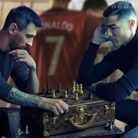 louis vuitton messi and ronaldo chess|Ronaldo vs Messi.